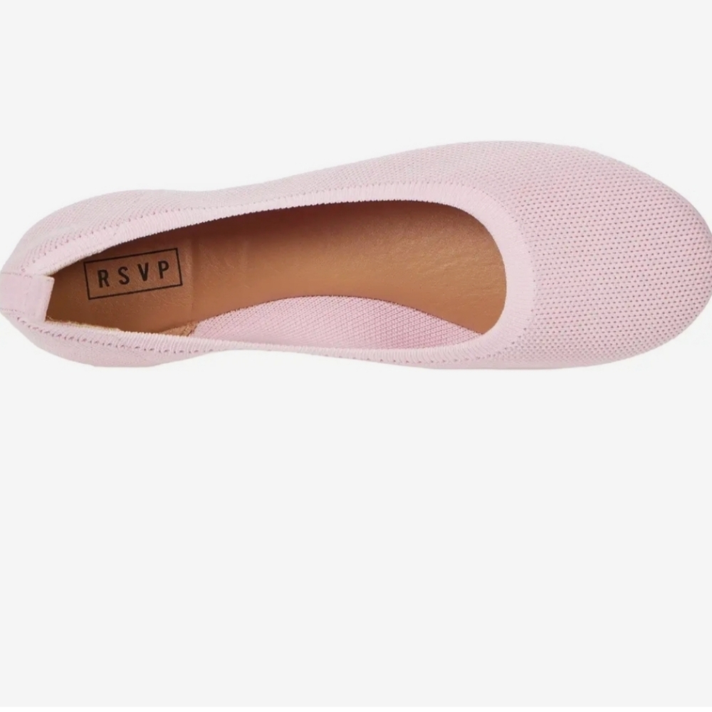 RSVP Pink Flats Cozy Slip-On Loafers. Size 7 - Picture 4 of 7
